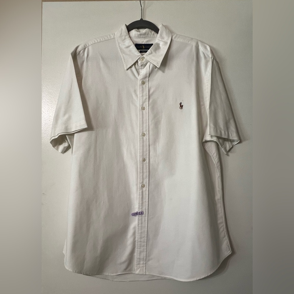 Mens Ralph Lauren Short Sleeve Button Down Shirt